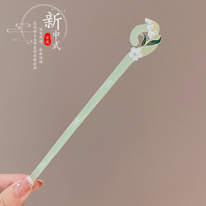 Wholesale Ancient Style Step By Step New Chinese Style Sandalwood Hairpin